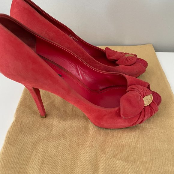 Louis Vuitton open toe pumps size 9 (40) - Picture 2 of 9